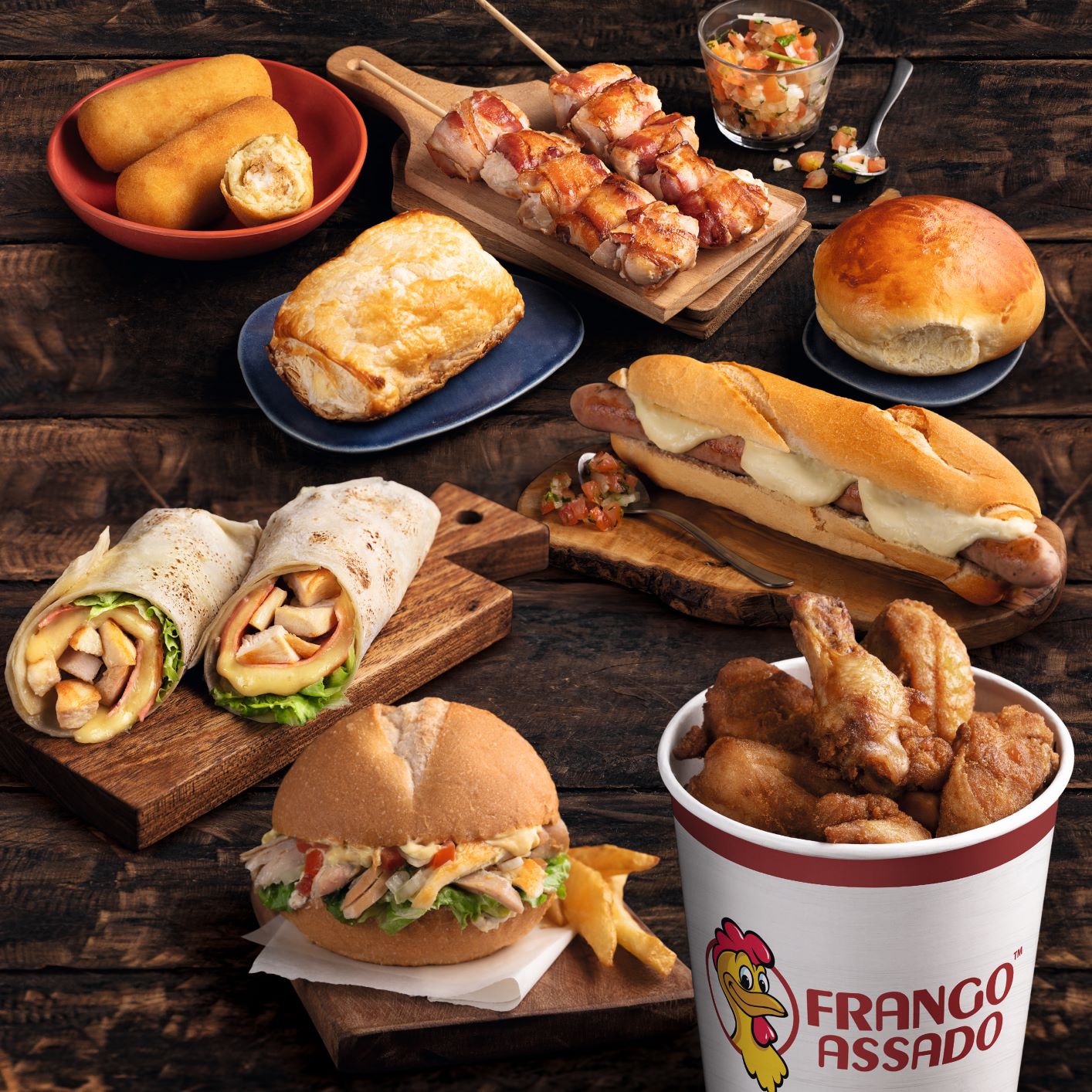 Frango Assado apresenta seu primeiro hambúrguer 100% vegetal